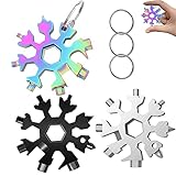 18 in 1 Schneeflocke Multi Tool, 3 Stück Schneeflocke Multitool Werkzeug,...