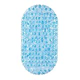 Relaxdays Badewannenmatte Steinoptik, BxT: 68 x 35,5 cm, waschbar,...