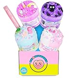 Peachy bbies Slime 4-Pack Fantasy Bundle Einhorn Candy Floss Meerjungfrau...