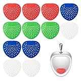 Urinalsieb, 12 Stück Pissoir Einsatz, Urinalsieb Spritzschutzmatte,...