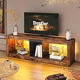 Bestier TV-Schrank, Lowboard für 65 Zoll & kleinere TVs, 140 x 35 x 47 cm,...