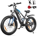 VARUN E Bike, 26 * 4.0 Zoll E-Bike Herren mit 250W Motor (85Nm), 48V...