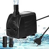 flintronic Mini Wasserpumpen(600L/H, 10W), Ultra Leise Aquarium Pumpe mit...