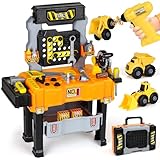 Lehoo Castle Werkbank für Kinder ab 2 Jahre, Werkzeug Set mit...