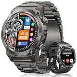 DEKELIFE Smartwatch Herren Militär mit Telefonfunktion, 1.46' Uhren Herren...