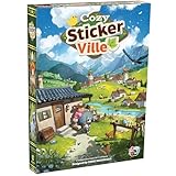 Asmodee Cozy Stickerville Familien-Brettspiel, ab 8 Jahren, 1–6 Spieler,...