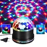 Discokugel, 5W LED Discokugel RGB Discolicht Partylicht Musikgesteuert &...