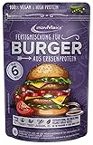 IronMaxx Fertigmischung für Vegan Burger aus Erbsenprotein, High Protein...