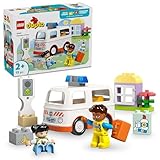 LEGO DUPLO Rettungswagen mit Fahrer - Lernspielzeug für Kleinkinder ab 2...