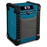 MEDION E65895 Baustellenradio mit Akku (Robustes Gehäuse, Tragegriff,...
