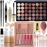 All in One Make Up Set - Schminke Set für Frauen - 40 Farben Lidschatten...