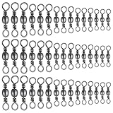 100 Stück Angelwirbel, Wirbel Angeln, Wirbel aus hochfester Legierung,...