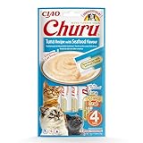 INABA Churu Püree Katzensnacks - Katzenpaste zum Füttern aus der Hand -...