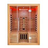 Artsauna Infrarotkabine Helsinki 150 - Infrarotsauna 150x150 cm mit...