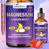 VivoNu Magnesium Tropfen Kinder – Magnesiumbisglycinat + Vitamine D3 K2...