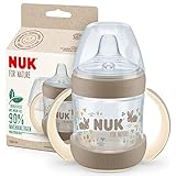 NUK for Nature Trinklernbecher | 150ml | Haltegriffe und brustähnlicher...