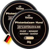 Tinioey Pfotenbalsam Hund 30g x 2 - heilt, repariert und regeneriert...