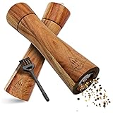 Schwarzwald Spirit Salz und Pfeffermühle Holz Groß (21 cm) - 2er Set mit...