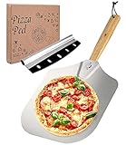 Viesap Pizzastein, XL Pizzaschieber Aluminium, Pizzastein Für Backofen,...