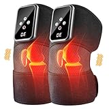 Schnurloses Knie Massagegerät mit Wärme & Vibration, Massagegerät Beine...