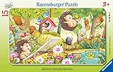 Ravensburger Kinderpuzzle - 05661 Lustige Gartentiere - 15 Teile...