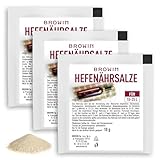 Browin Hefenährsalz 3er Bundle je 10g – für Weinhefe & Reinzuchthefe -...