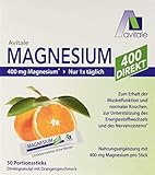 Avitale Magnesium 400 direkt Orange - Direktgranulat zur Einnahme ohne...