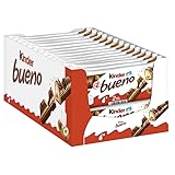 Kinder Bueno 2er 30ST x 43G knusprigen Waffeln - cremiger Haselnussfüllung
