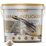GiDeli Vanillezucker 3kg in Eimer - Intensives Vanille Aroma - zum...