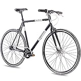 CHRISSON 28 Zoll Retro Rennrad Vintage Bike - Vintage Road N7 schwarz 56 cm...