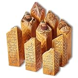 Zambuph 9 teiliges Weihnachtssäulen Statuen Kit für den Innenbereich,...