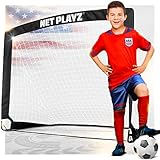NET Playz Fußballtore, Fußballnetz, Pop-Up-Fußballtore für Kinder, zum...