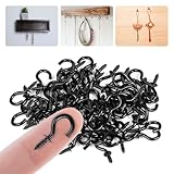 vsshe Schraubhaken Edelstahl, 70 Klein Deckenhaken Wandhaken 1/2 Zoll, für...