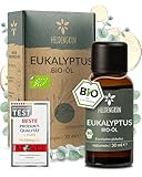 Heldengrün® BIO Eukalyptusöl [100% NATURREIN] - Natürliche Frische -...