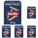 Barilla Pasta Klassische Penne Rigate n.73 aus hochwertigem Hartweizen...