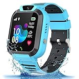 Kesasohe Smartwatch Kinder mit GPS und Telefon, Kinder Smartwatch mit Voice...