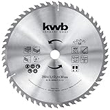 kwb BAU-Kreissägeblatt 350 x 30 - Universeller Einsatz für mittlere...