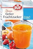 RUF Gelier-Fruchtzucker 3 zu 1, Gelierpulver und Zucker kombiniert, nur...