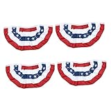 KONTONTY 4 Stück Amerikanische Flagge Fahnenbanner Fahnenbanner Zum...
