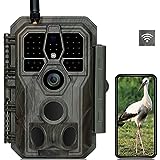 GardePro E8 Wildkamera WLAN mit App 32MP H.264 1296P Video, 27M Infrarot...
