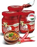 Univer Erős Pista Paprikamark scharf 3x 200g [Scharfe Paprikapaste aus...