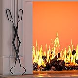 Kingson Arc Design Kaminwerkzeuge, 66 cm Brennholzzange, Holzgreifer mit...