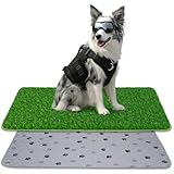 SSRIVER 60*90CM 2-in-1 Pinkelmatte für Hunde Hundeklo Hundetoilette...