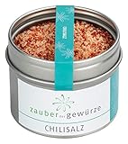 Zauber der Gewürze Chilisalz in Premium-Qualität - Chili Salz für Pasta,...