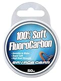 Savage Gear Soft Fluorocarbon Schnur 0,39mm 35m 9,4kg Angelschnur monofil,...