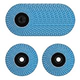 Trennscheiben, 76 mm, Fächerscheiben, Winkelschleifer, Körnung 80, für...