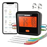 Inkbird Grillthermometer IDT-34C, Digital Grillthermometer Bluetooth mit...