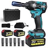 L1NXIXI Schlagschrauber Akku 1000Nm für Makita 18V Batterie 3000RPM mit...