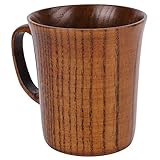 Zerodis Holz Kaffeetasse,Holzbecher Trinkbecher Gross Hölzerne Wassertasse...