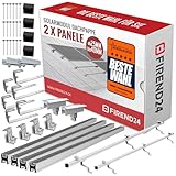 SET 2x PV-Module, PV, Photovoltaik, DACHPAPPE, Aufständerung,...